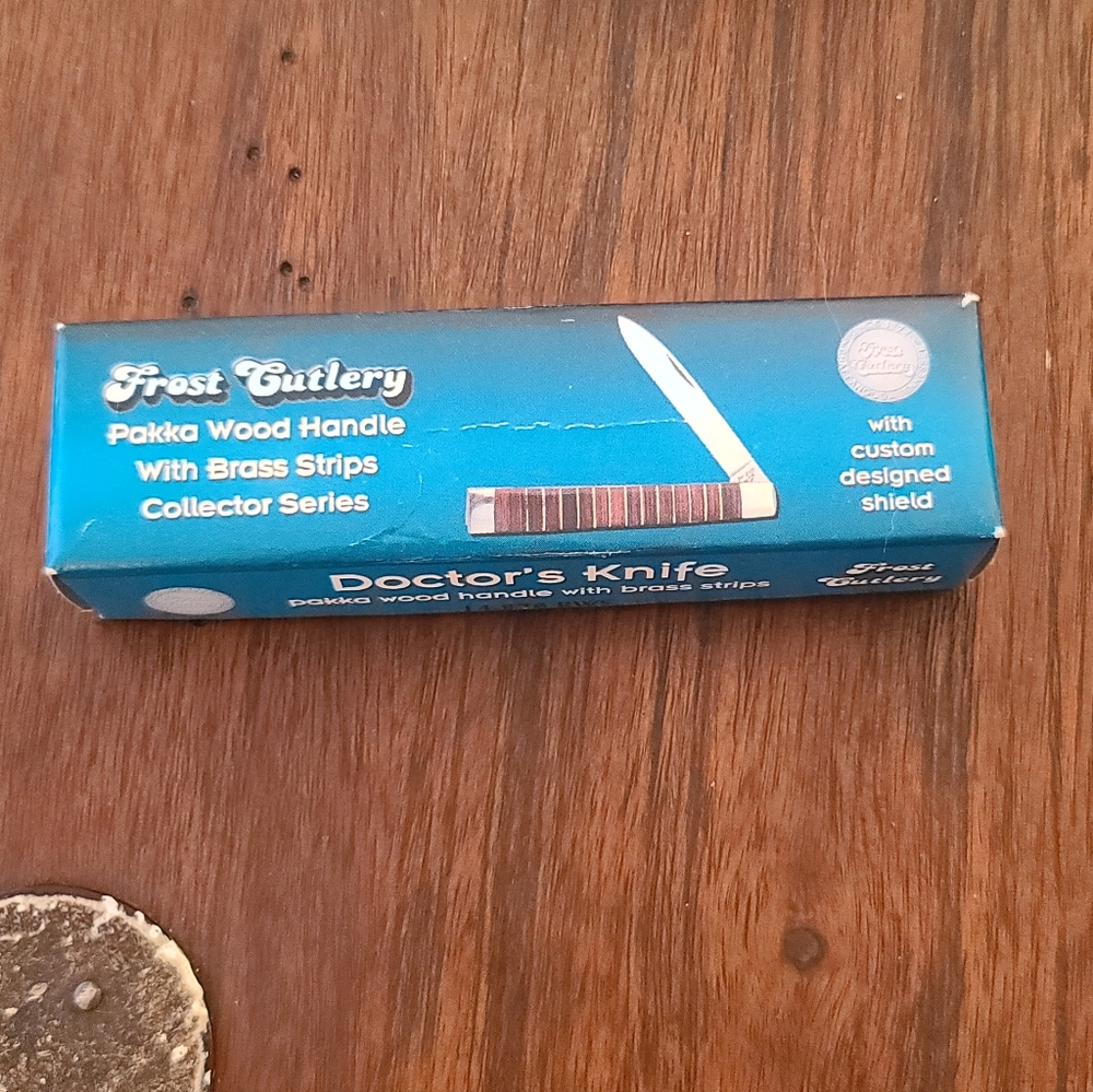 Frost Cutlery Doctor's Knife, Made In Germany Stainless, With Original Box - Picture 11 of 11
